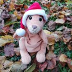 Hopla marionnette kangourou de Petits Bonds cherche les flocons de neige de Noël