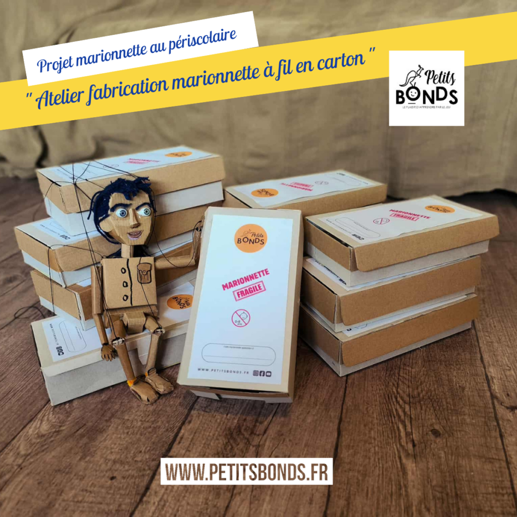 Les marionnettes en carton de Petits Bonds