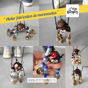 Hopla marionnette kangourou de Petits Bonds fabrique une marionnette à fils