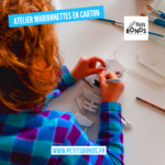Hopla marionnette kangourou de Petits Bonds fabrique une marionnette à tige squelette à la médiathèque