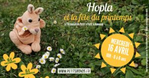 Hopla marionnette kangourou de Petits Bonds à la l'Association Petits à Petits d'Annonay