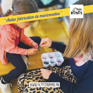 Hopla marionnette kangourou de Petits Bonds et les ateliers fabrication de marionnettes à fil araignée
